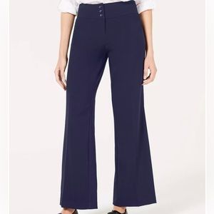 Style & Co. -  Blue Stretch Wide-Leg Pants 6L Size (Women)